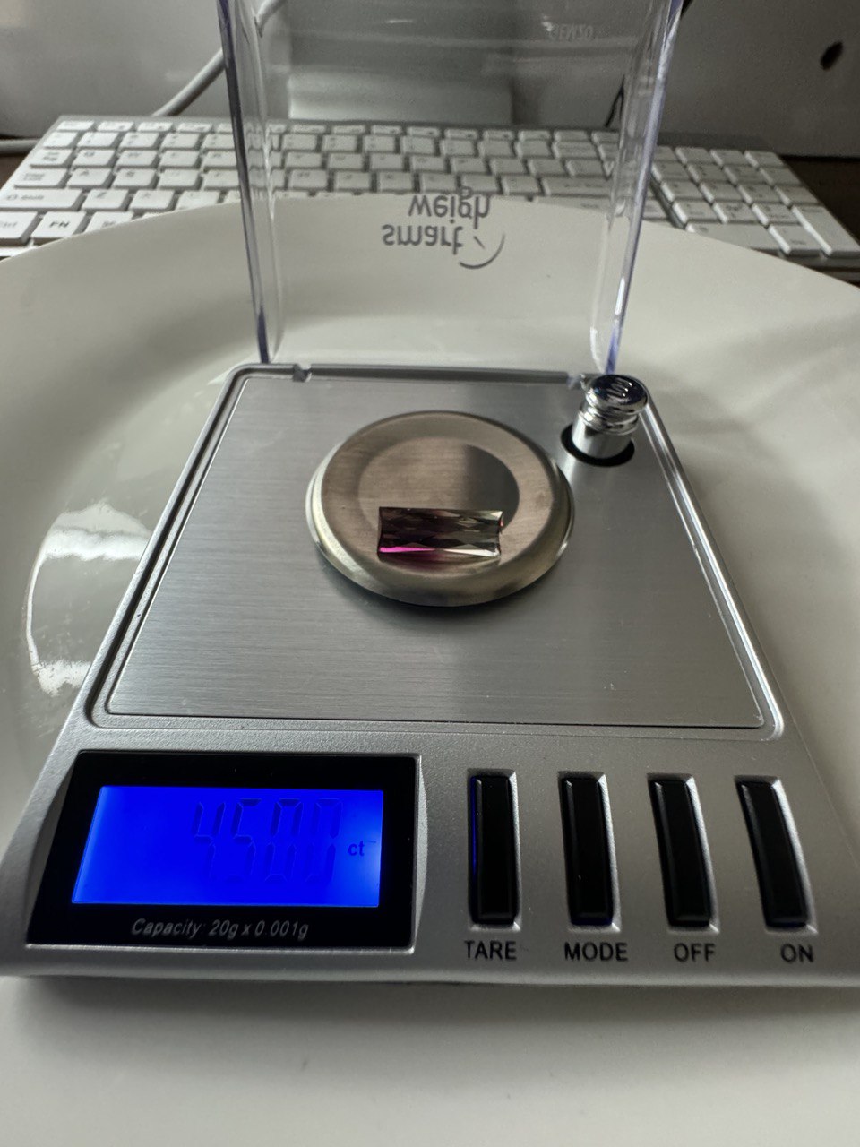 4.5 Carat- Congo Tourmaline- Pale Green to Pink Secondary image