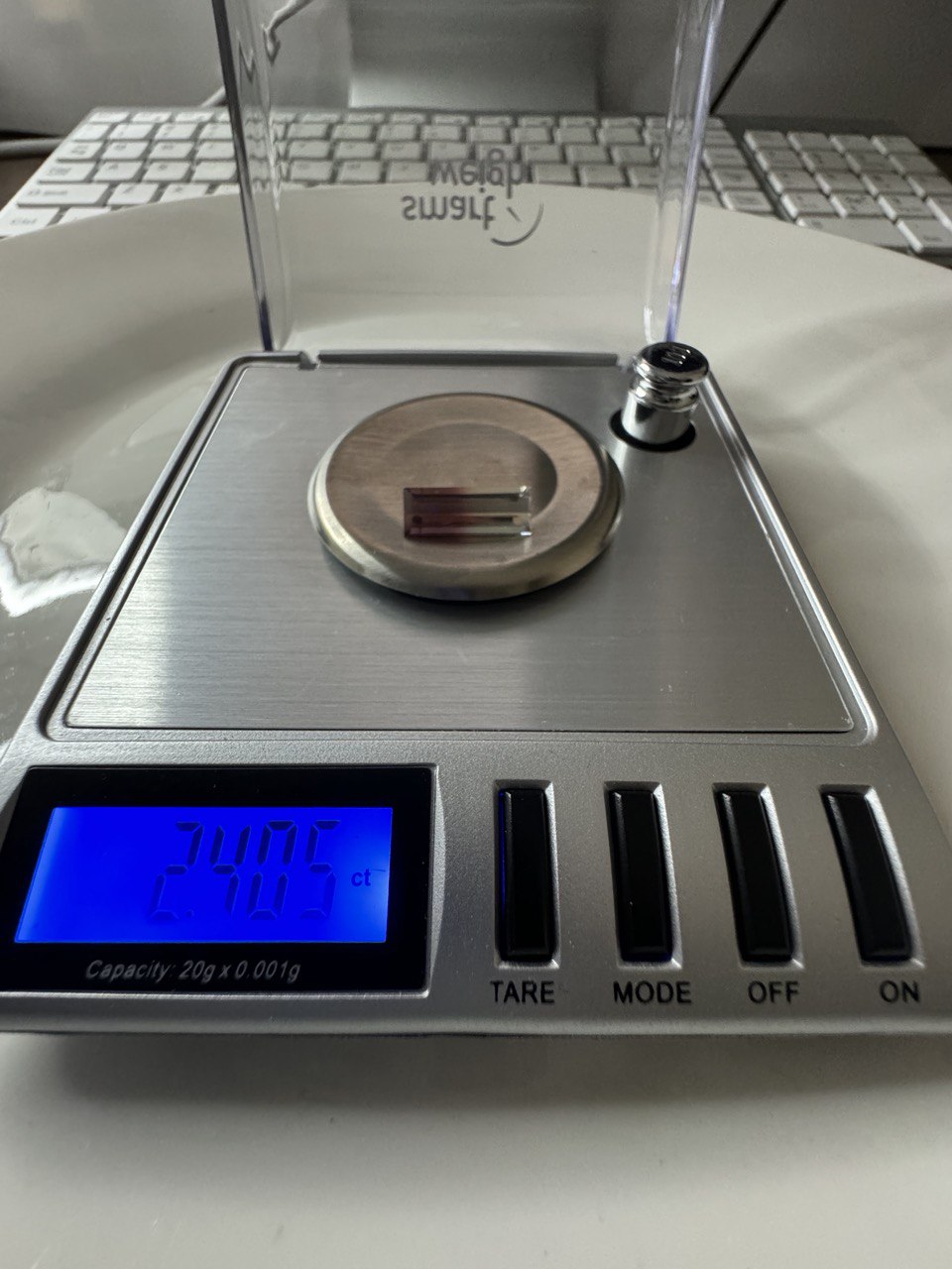 2.405 Carat- Congo Tourmaline- Pale Green to Pink Secondary image