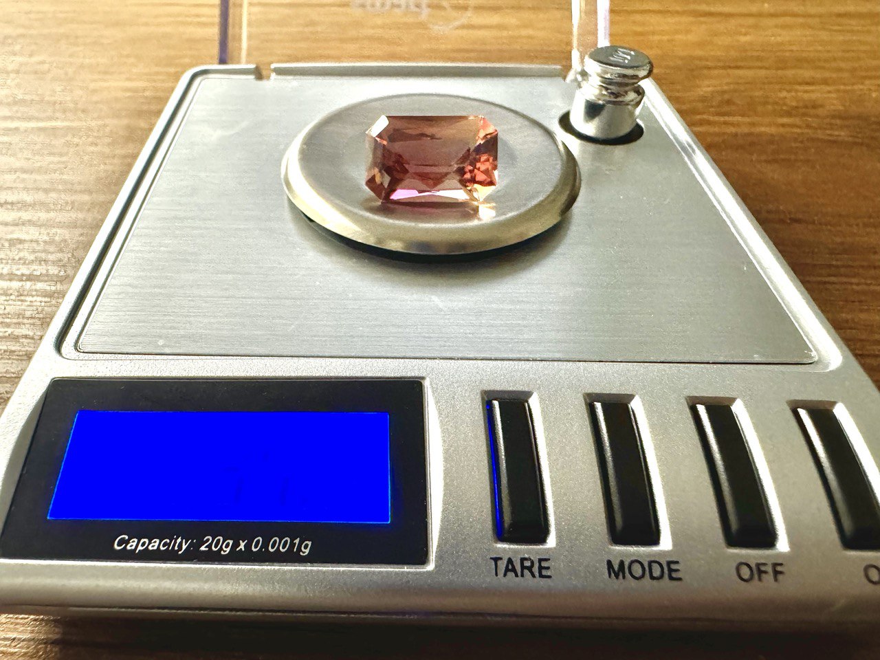 9.37 Carat- Congo Tourmaline- Intense Pink Secondary image