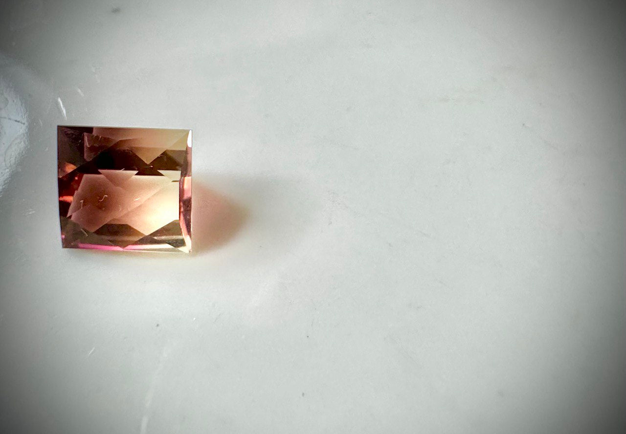 3.155 Carat- Congo Tourmaline- Pale Green to Pink Main image