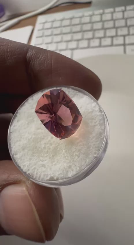 5.350 Carat- Congo Tourmaline- Vivid Pink