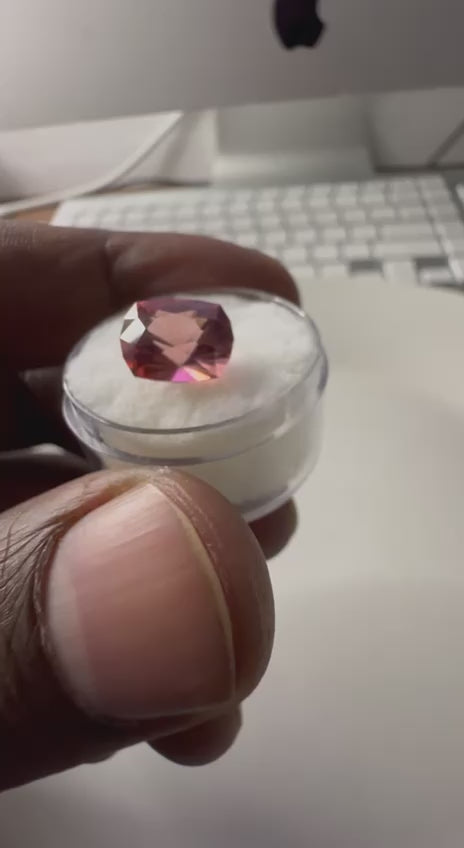 3.725 Carat- Congo Tourmaline- Vivid Pink