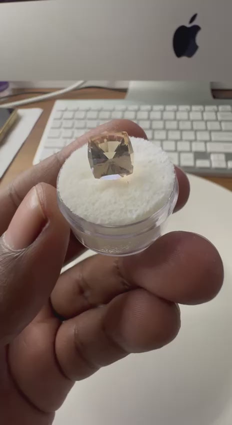 4.365 Carat- Congo Tourmaline- Pale pink -champagne