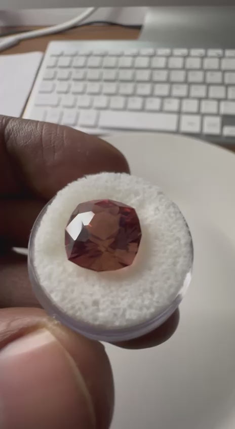 8.605 Carat- Congo Tourmaline- Fancy Pink