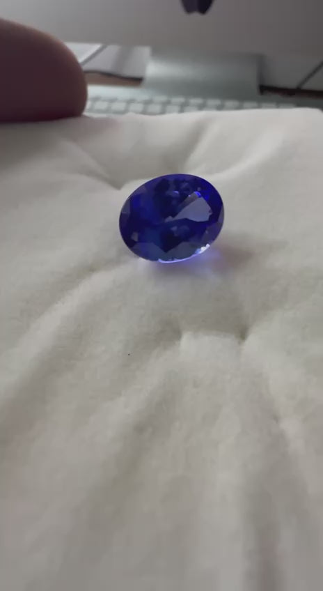 10.080 Carats- Royal Blue Tanzanite