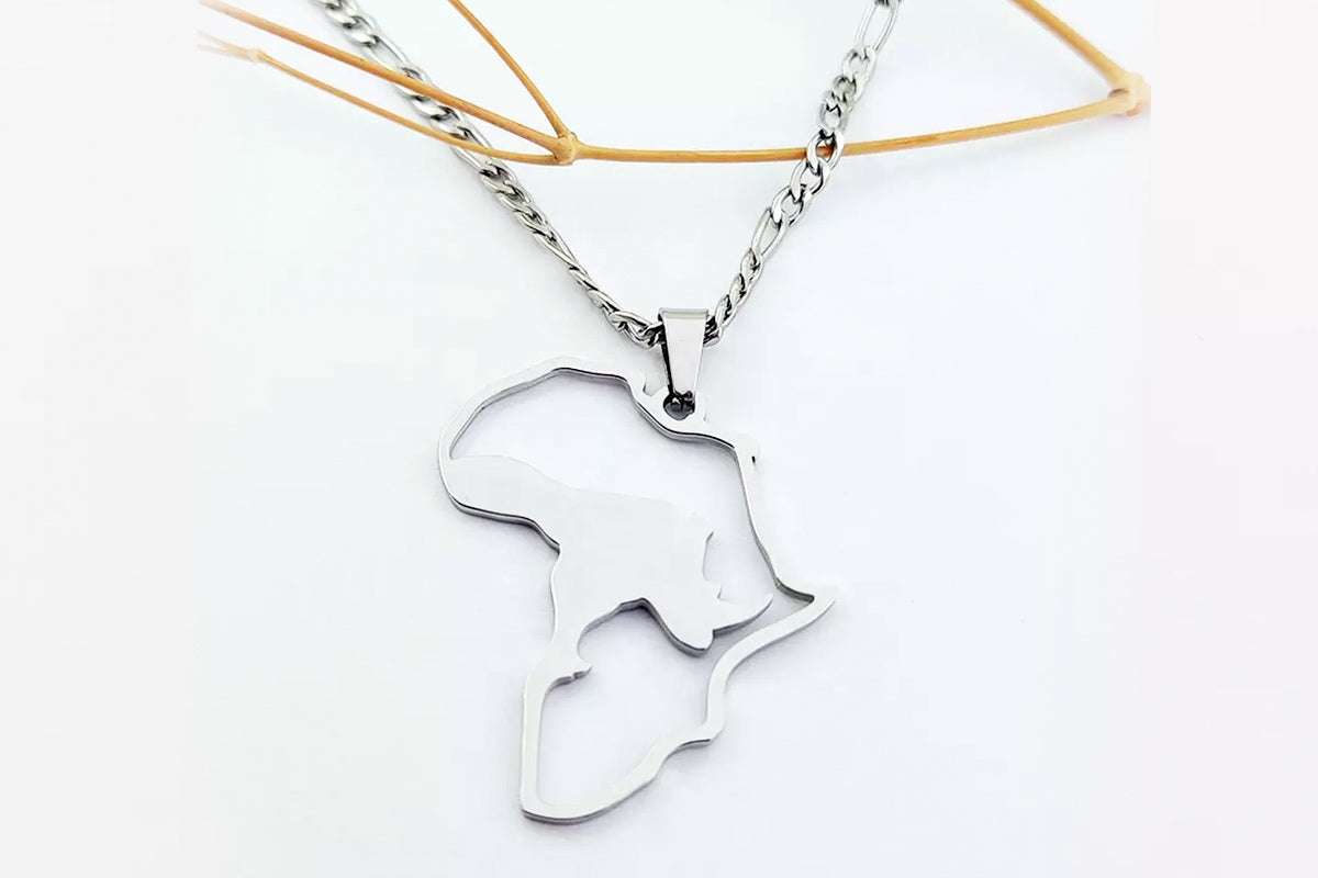 African Rhino Pendant Secondary image
